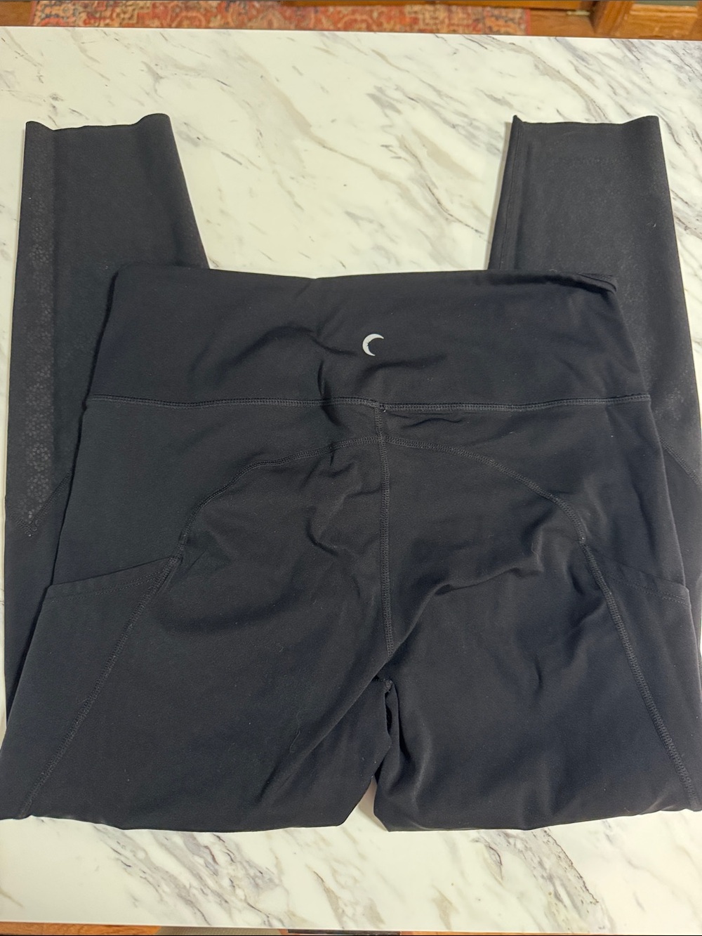 ZYIA Women’s Black High-Waist Leggings with Side Pockets